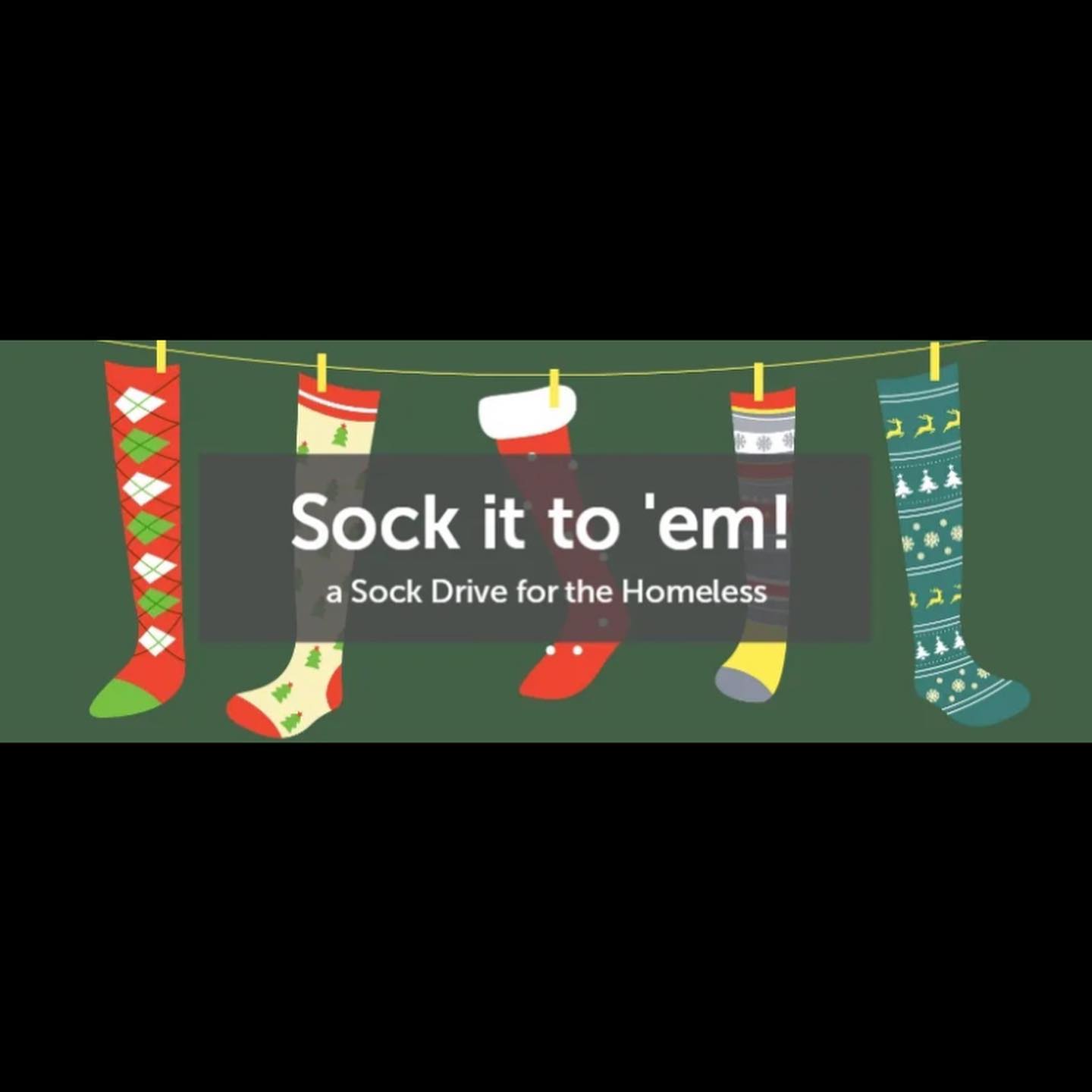 Collecting socks for toes in need🧦Socks wear out faster than any other clothing item and are the NUMBER ONE needed and least donated item for our homeless brothers and sisters. @fallbrookvineyardchurch is collecting new, preferably colored socks until Jan 15. #sockdrive #sockittoem #warmheartswarmfeet